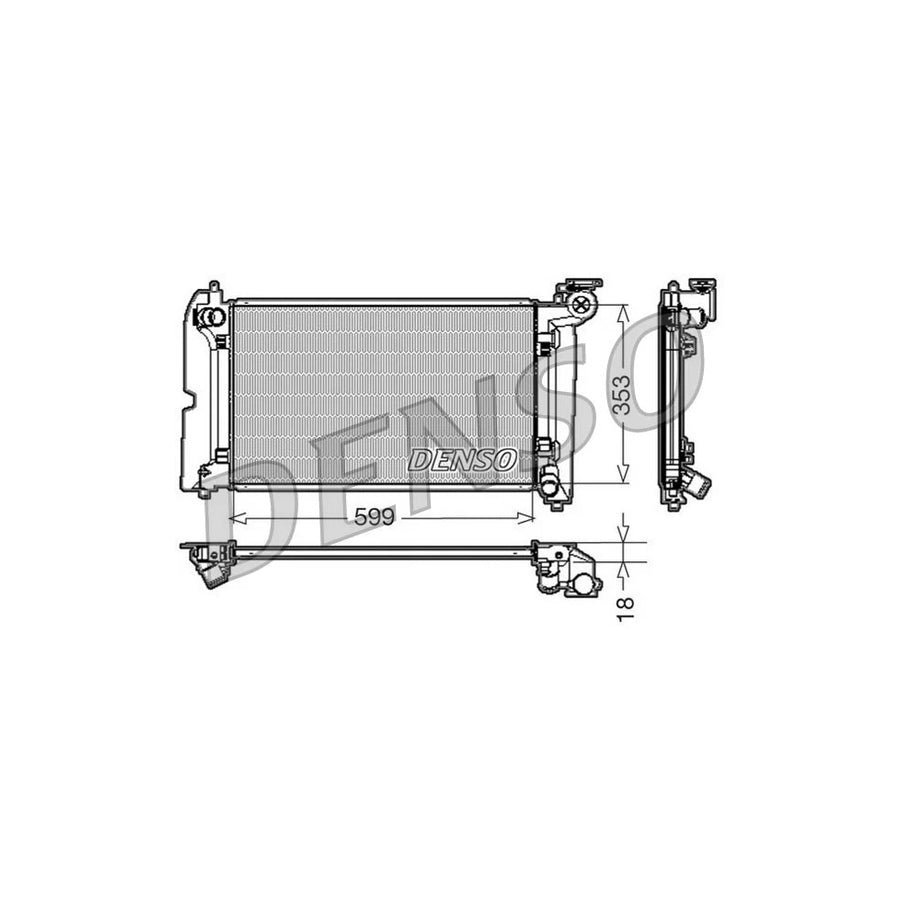 DENSO DRM50010 Engine Radiator