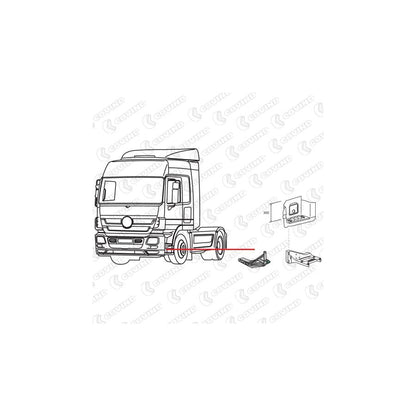 Covind 943/235 Holder, Footboard