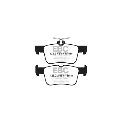 EBC PD40K2374 Ford Mondeo Mk5 Ultimax Pad & Plain Disc Kit - ATE Caliper 3 | ML Performance UK Car Parts