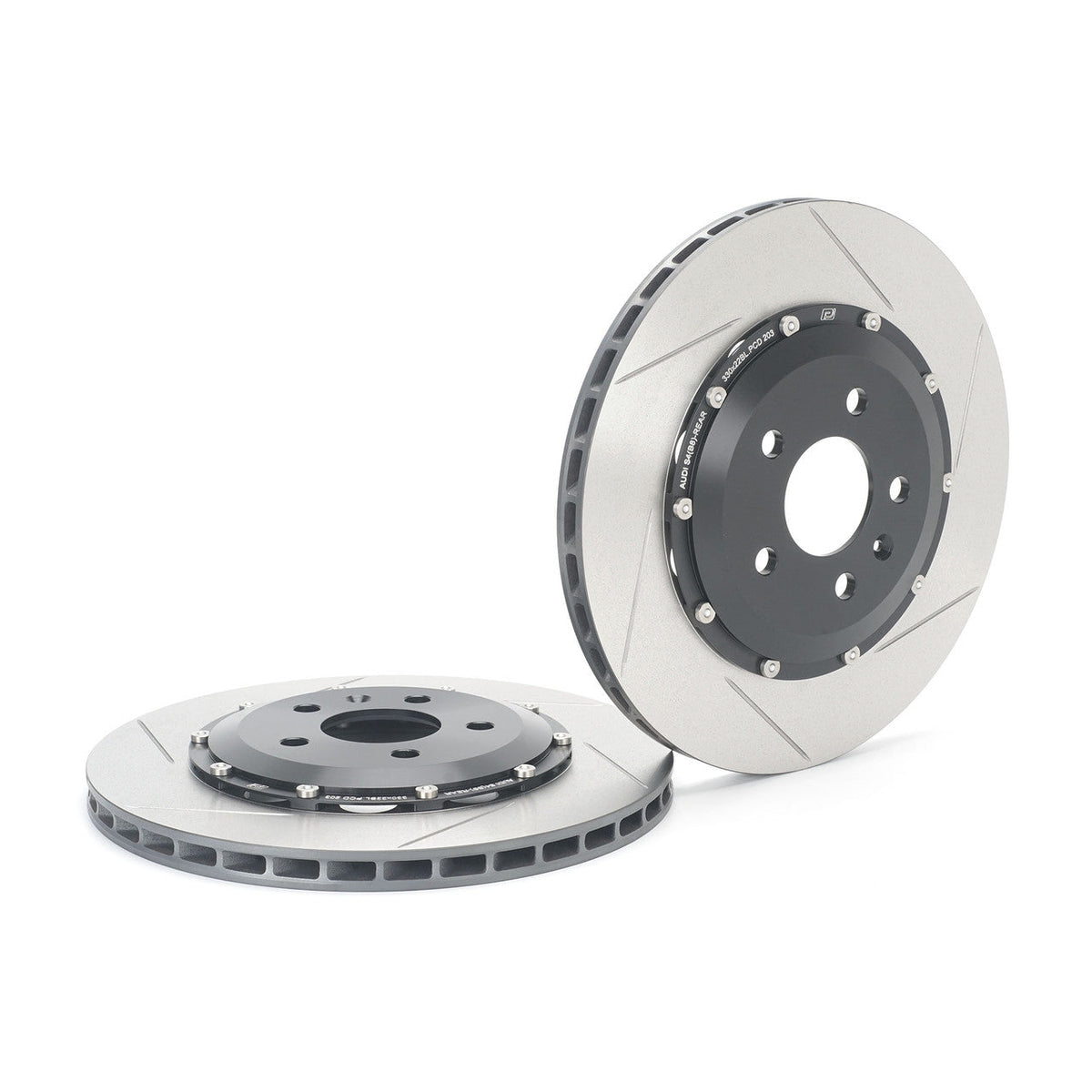 Paragon 2-Piece Brake Discs Rear Pair 330mm x 22mm (12.99" x 0.87") - Audi B8/B8.5 S4/S5