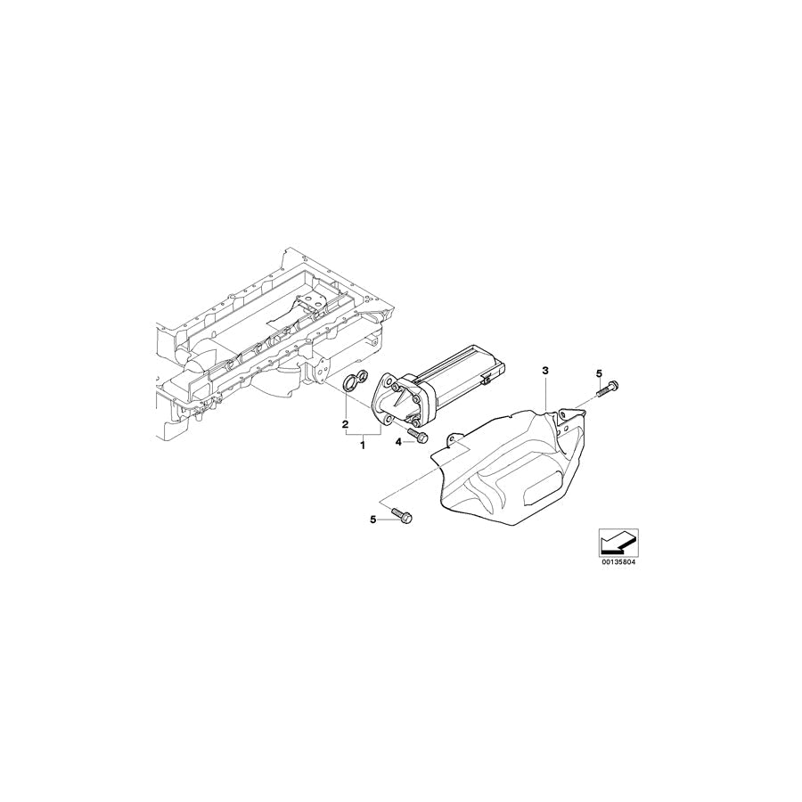 Genuine BMW 11417835887 E64 E61 E63 Heat Resistant Plate ZYL. 1-5 (Inc. M5 & M6)