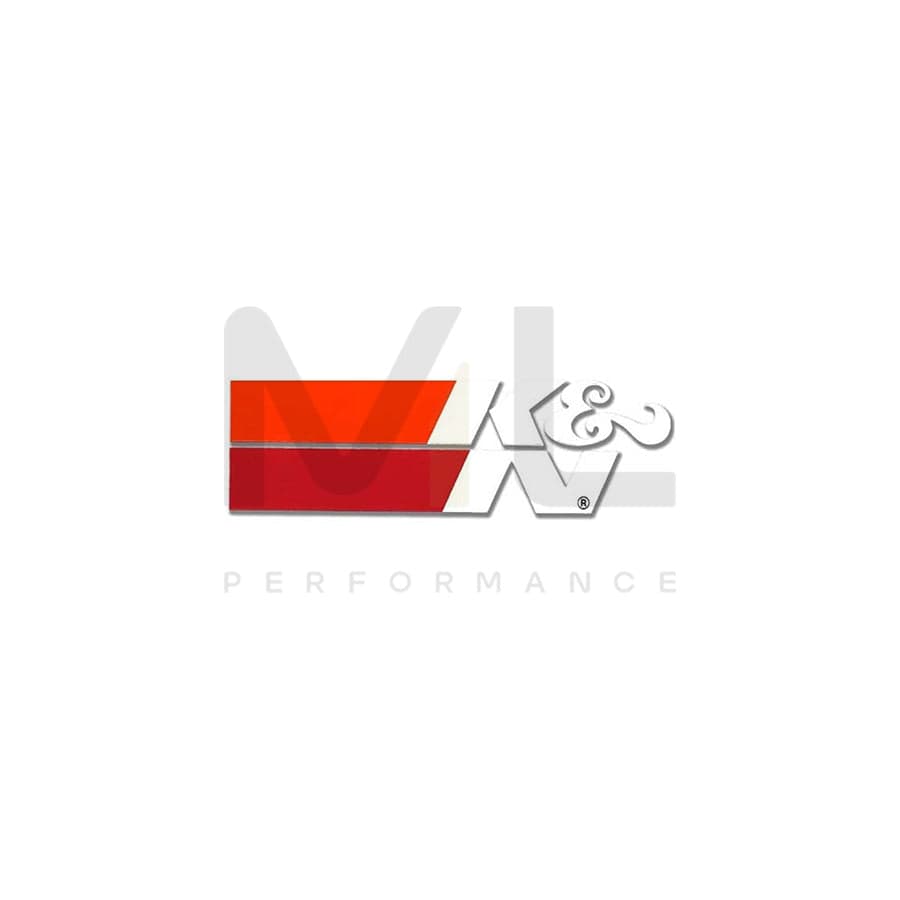 K&N 89-0018-1 Decal; Die Cut, 2.57 Inch X 1.25 Inch, White