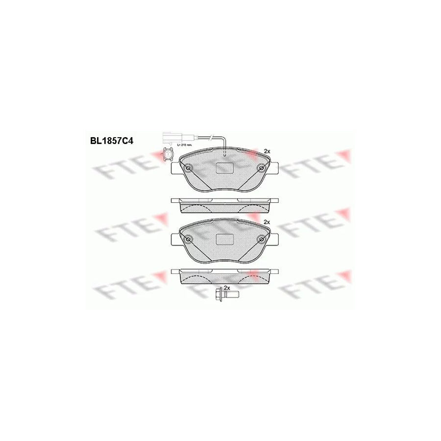 FTE 9010434 Brake Pad Set