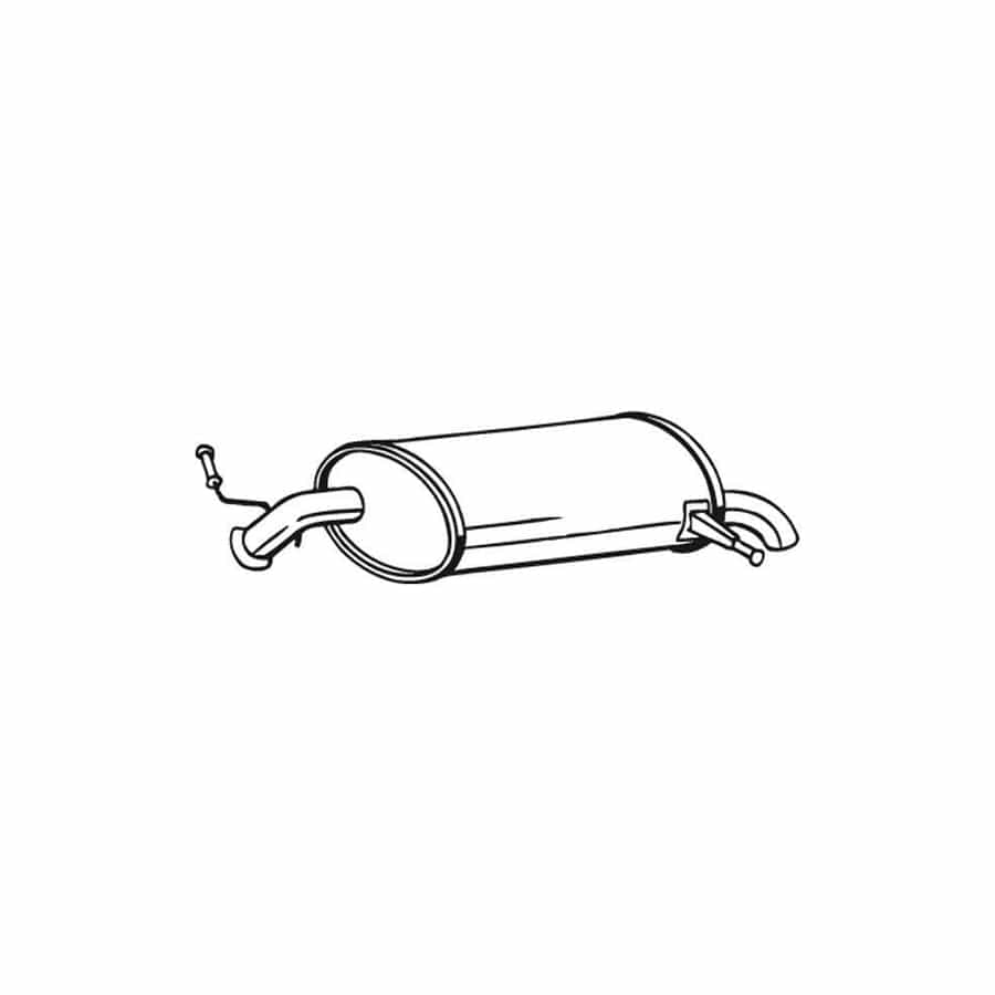 Bosal 190-043 Rear Silencer for Peugeot 407