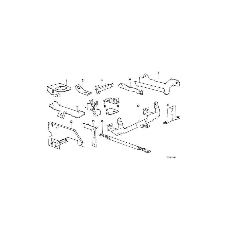 Genuine BMW 12511714038 E30 Ground Cable (Inc. 325ix & M3)