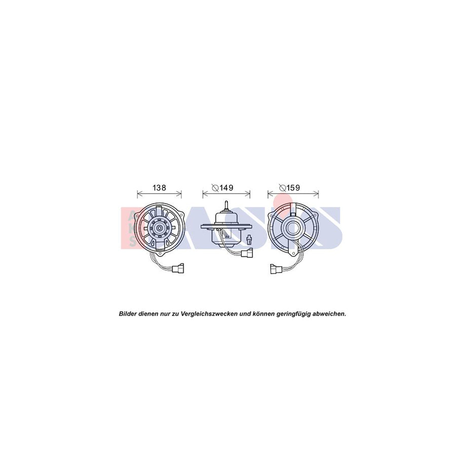 AKS Dasis 518096N Fan, Radiator
