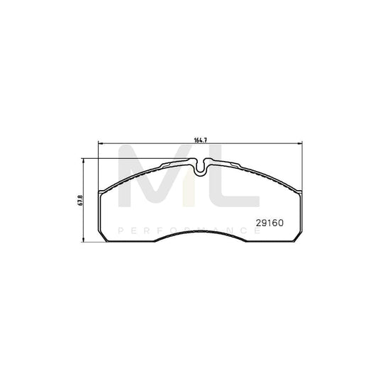Hella 8DB 355 005-401 Brake Pad Set Prepared For Wear Indicator | ML Performance Car Parts