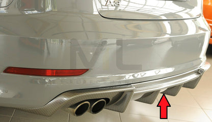 Rieger 00099367 Audi 8V A3 Rear Diffuser 1 | ML Performance UK Car Parts