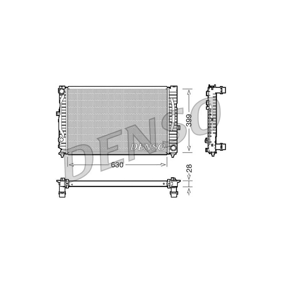 DENSO DRM02032 Engine Radiator