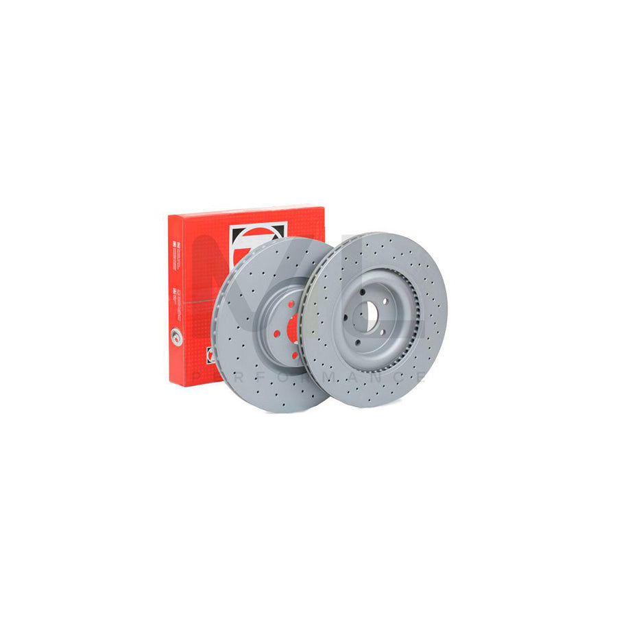 ZIMMERMANN 250.1395.52 Brake Disc for FORD Focus Mk3 Hatchback (DYB) Internally Vented, Perforated, Coated, High-carbon  - 1 piece