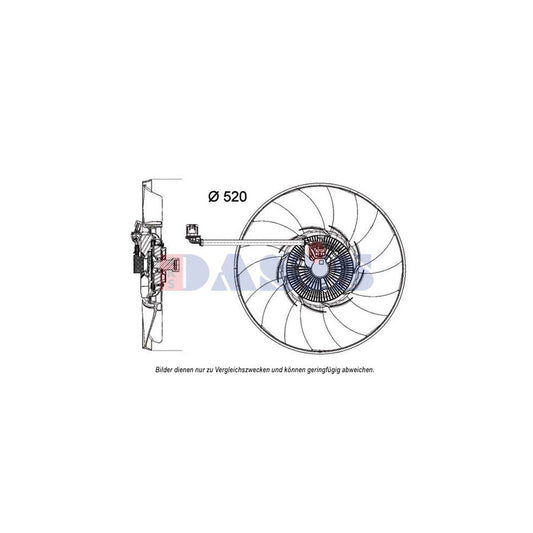 AKS Dasis 028003N Fan Clutch for Land Rover Range Rover III (L322)