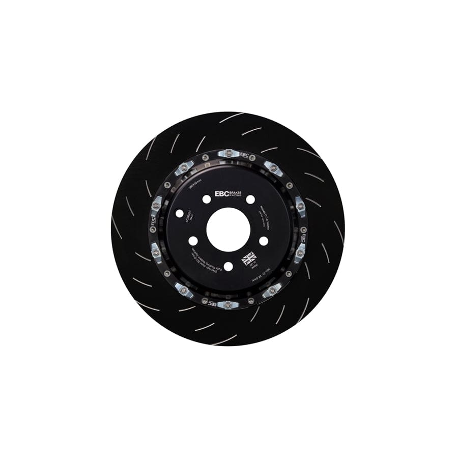 EBC SG2F007 Nissan GT-R (R35) Racing 2 Piece Floating SG Grooved Discs Rear (Complete Assembly) - Brembo Caliper 2 | ML Performance UK Car Parts