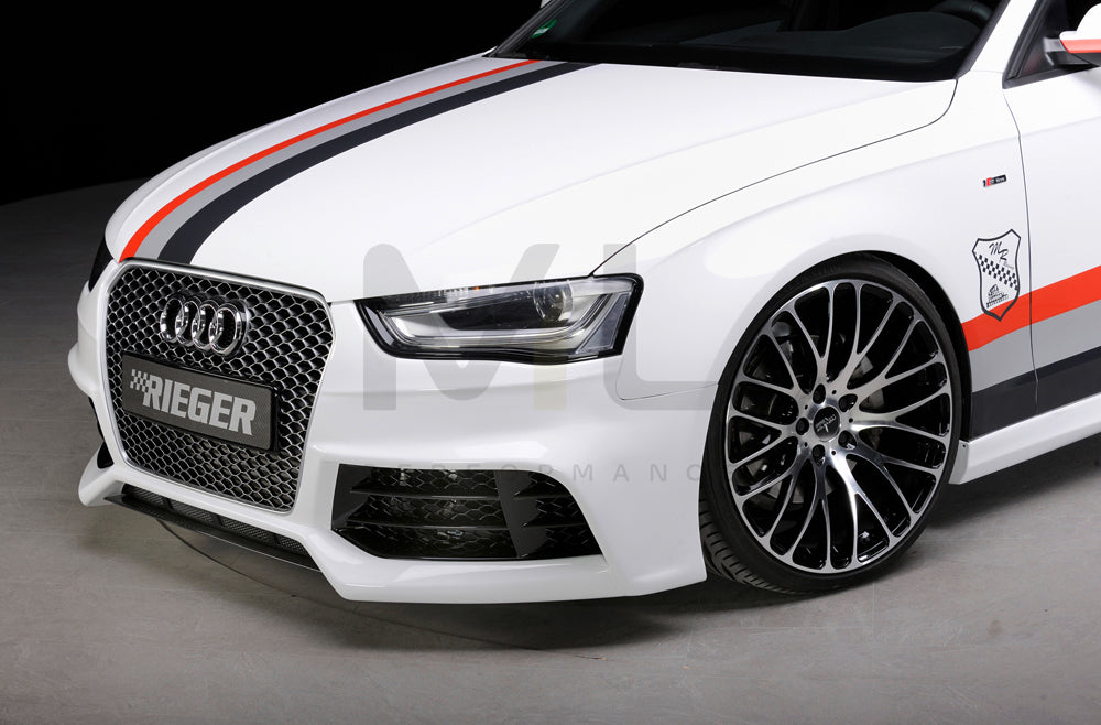 Rieger 00055546 Audi B8 B81 A4 Front Bumper 3 | ML Performance UK Car Parts