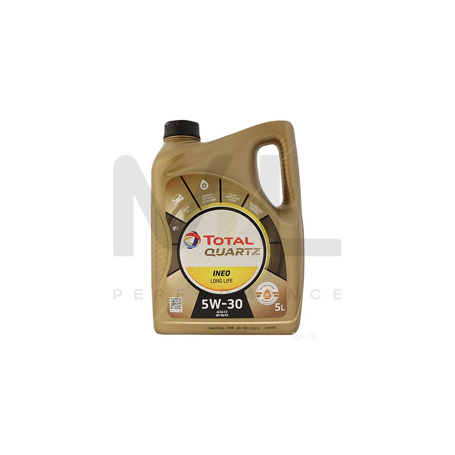 TotalEnergies Quartz Ineo Long Life 5w-30 Low SAPS Engine Oil 5l