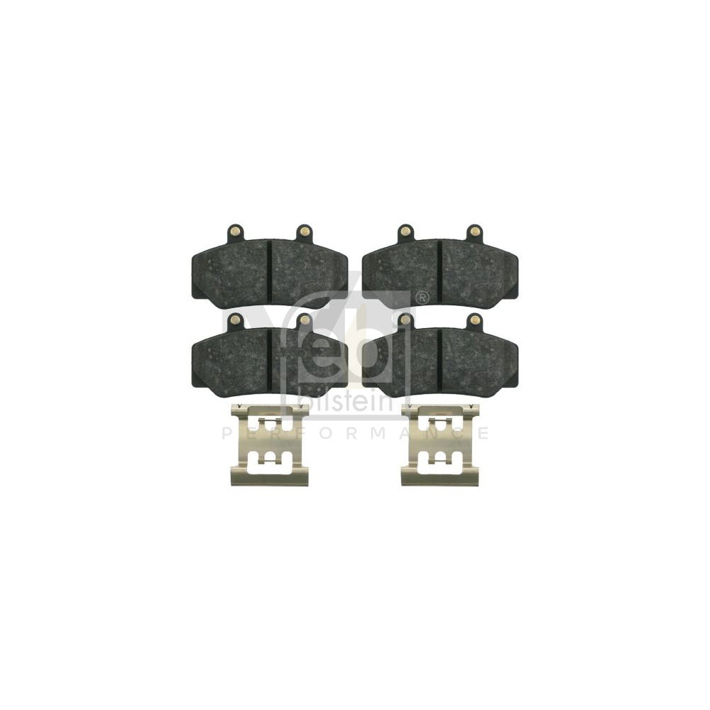 Febi Bilstein 16211 Brake Pad Set Front Axle, Excl. Wear Warning Contact, With Attachment Material | ML Performance Car Parts
