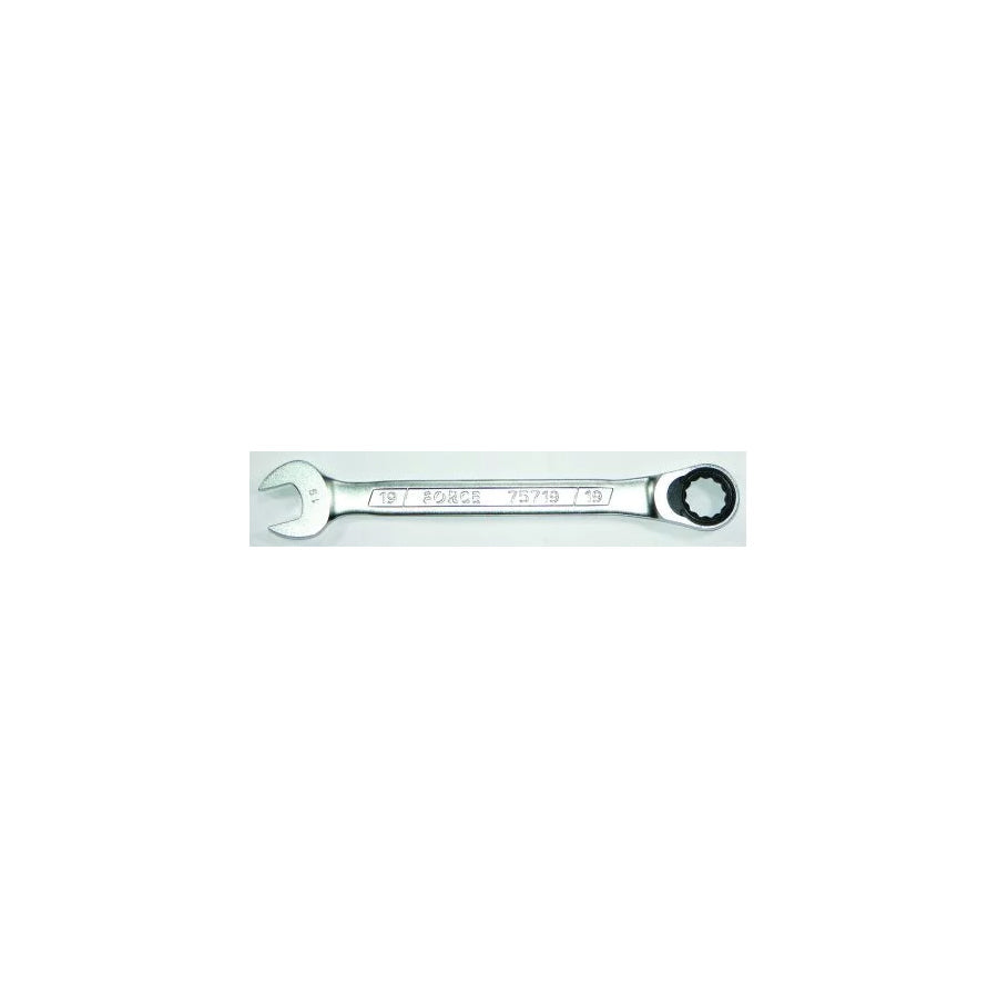 Force 75711 Ratchet Ring Open-Ended Spanner