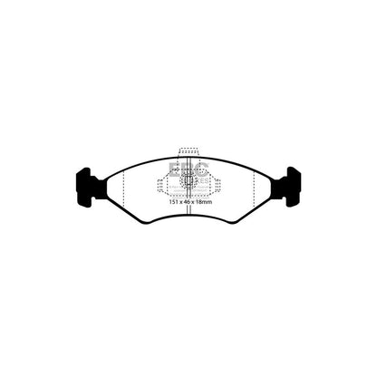 EBC DP1051 Ford Mazda Ultimax Front Brake Pads 2 | ML Performance UK Car Parts