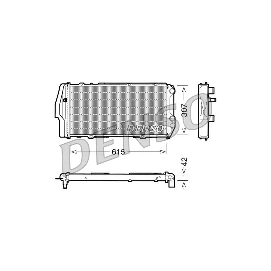 DENSO DRM02003 Engine Radiator