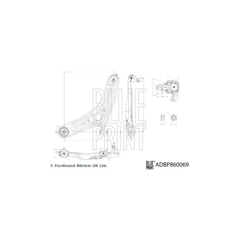 Blue Print Adbp860069 Suspension Arm