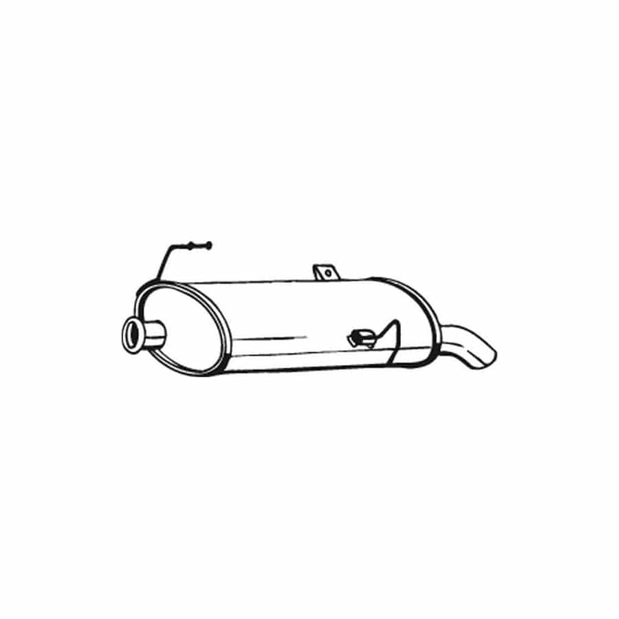 Bosal 190-139 Rear Silencer for Peugeot 206