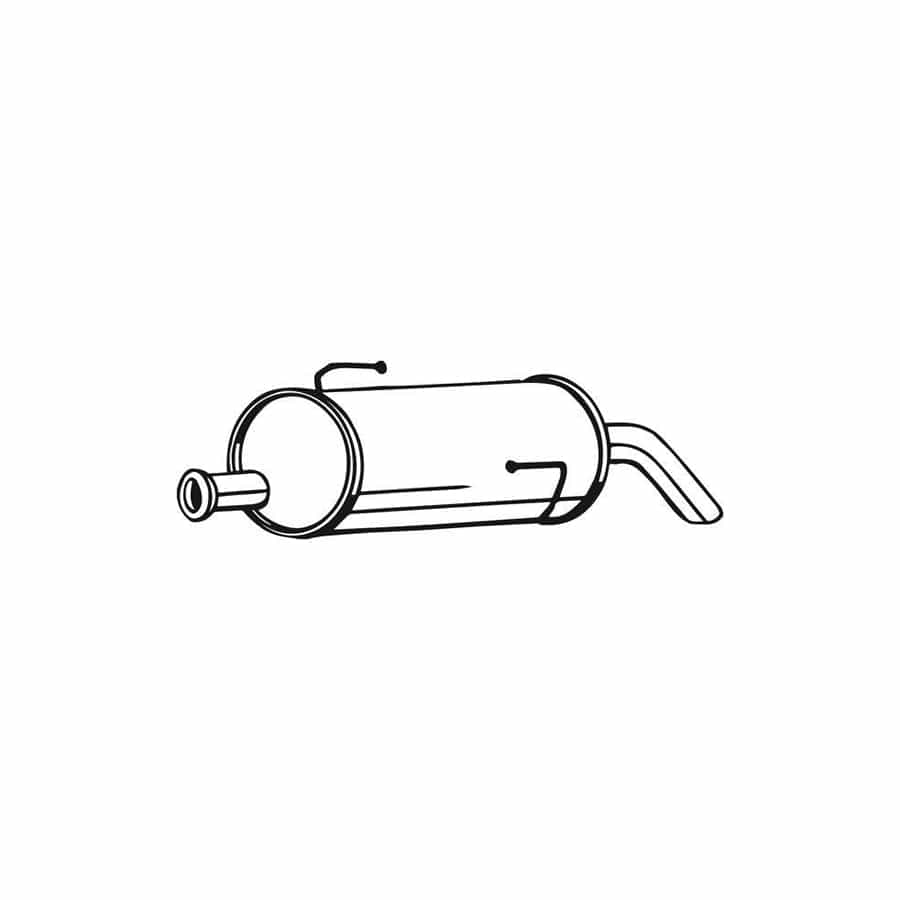 Bosal 190-137 Rear Silencer for Peugeot 206 Hatchback (2A/C)
