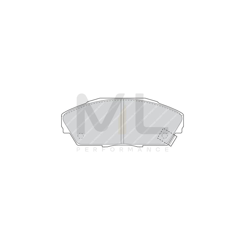 Ferodo Premier FDB748 Brake Pad Set With Acoustic Wear Warning