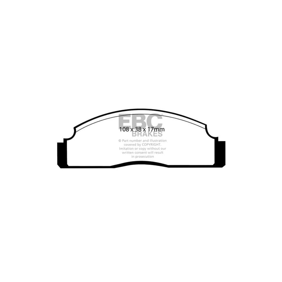 EBC PDKF720 Ford Fiesta Ultimax Front Brake Pad & Plain Disc Kit 2 | ML Performance UK Car Parts