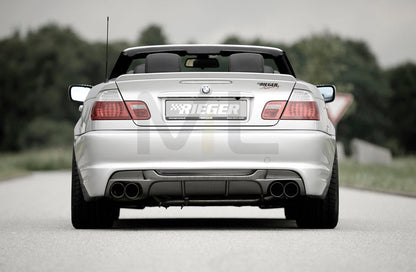 Rieger 00050248 BMW 3 Series E46 Rear Bumper 3 | ML Performance UK Car Parts