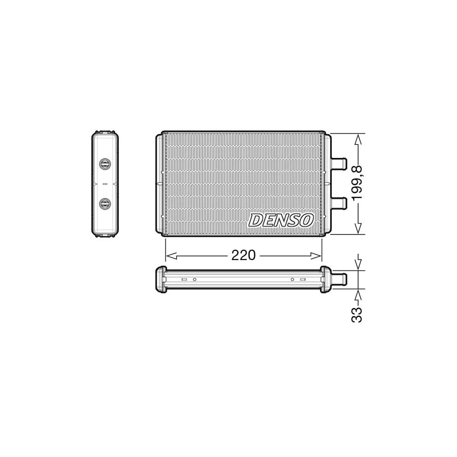 DENSO DRR12016 Heater Matrix for Iveco Daily