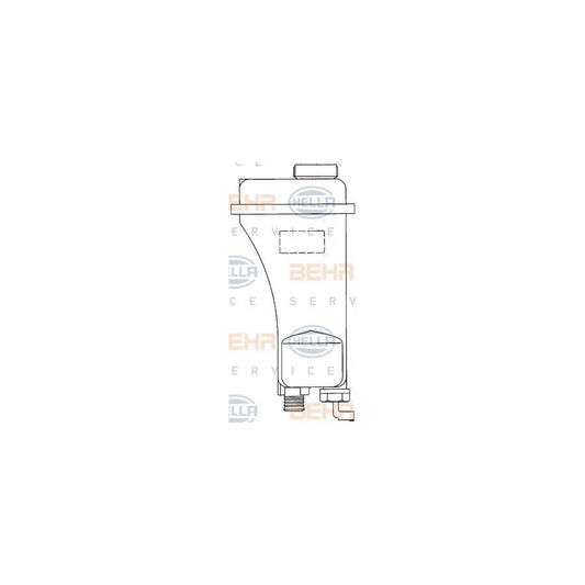 Hella 8MA 376 705-411 Coolant Expansion Tank