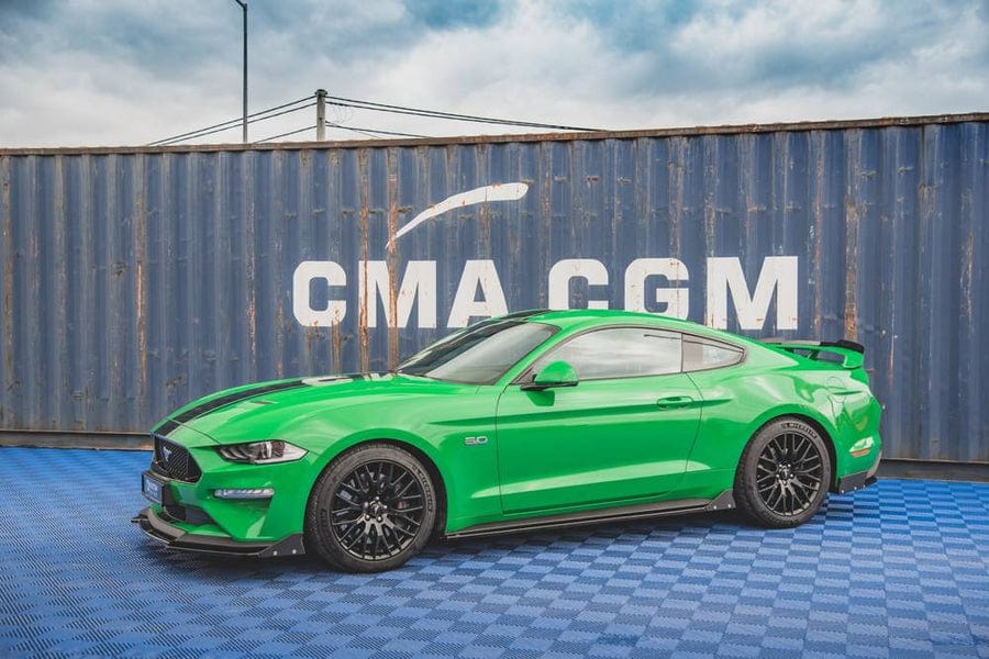 Maxton Design Ford Mustang GT MK6 (Facelift) Side Skirts Diffusers + Flaps