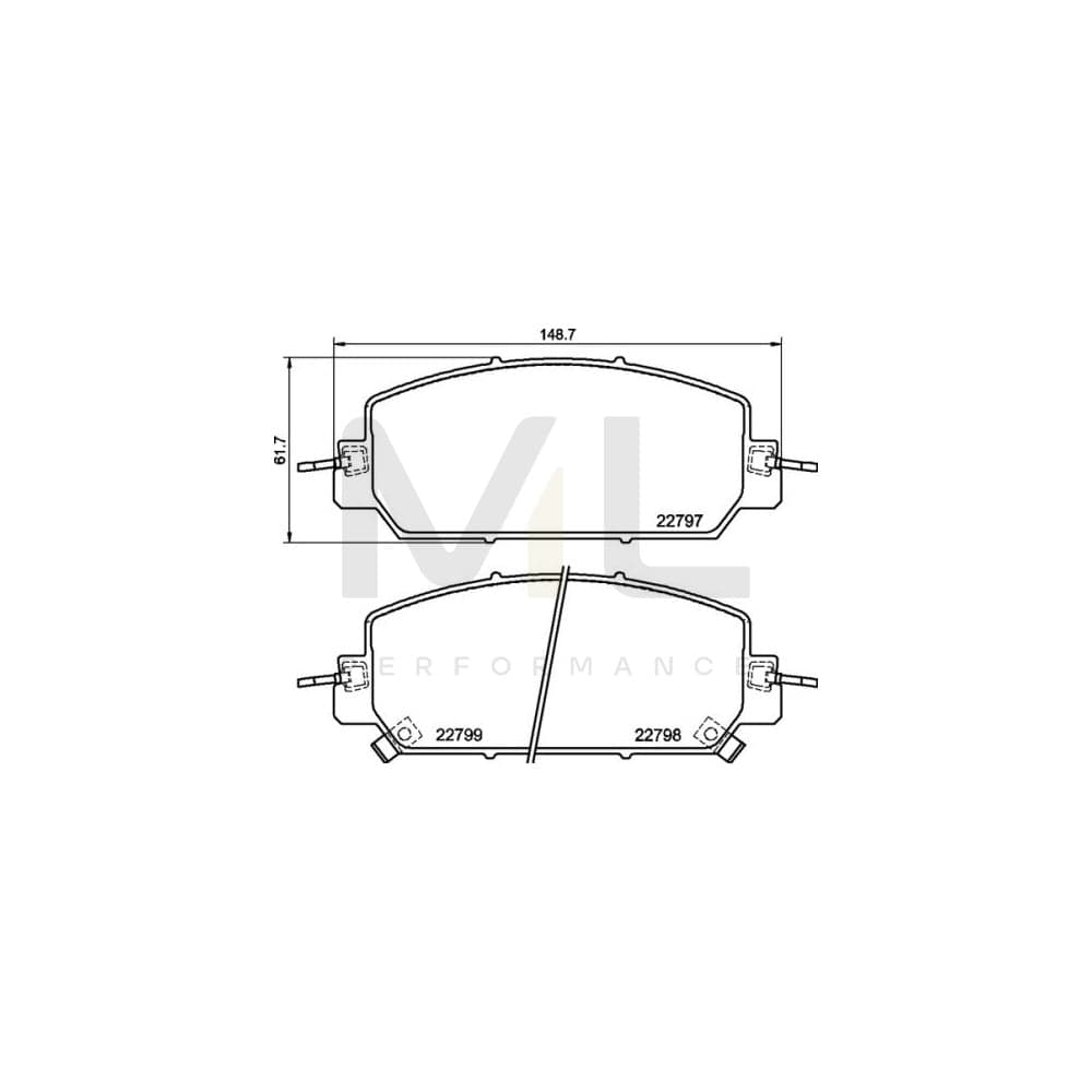 brembo-p-28-098-brake-pad-set-for-honda-cr-v-v-rw-rt-with-acoustic-wear-warning-with-anti-squeak-plate