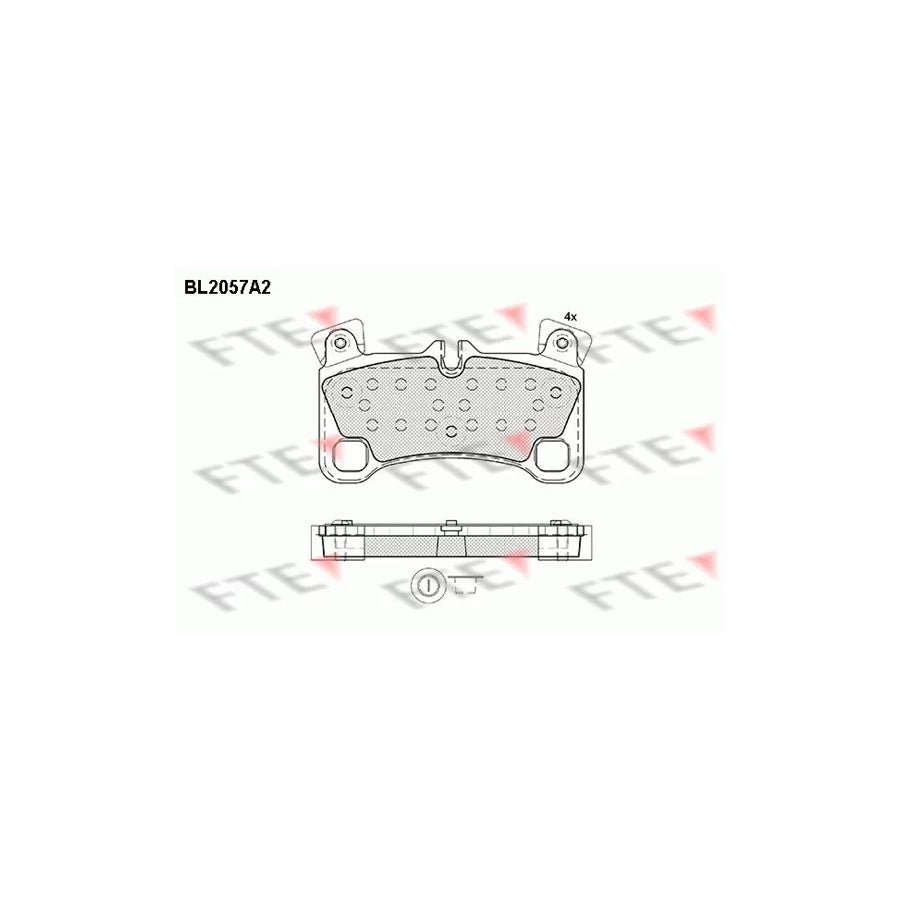 FTE Bl2057A2 Brake Pad Set