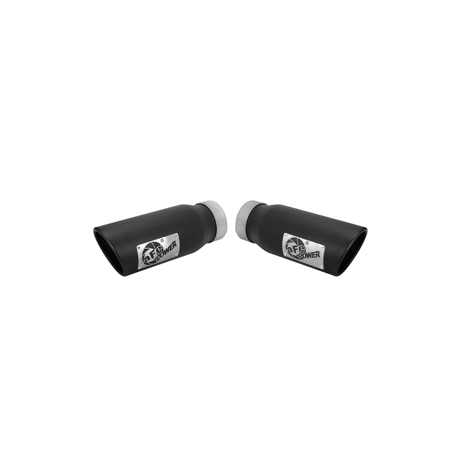 aFe 49T35456-B12 3-1/2 IN Inlet x 4-1/2 IN Outlet x 12 IN L Universal Exhaust Tip