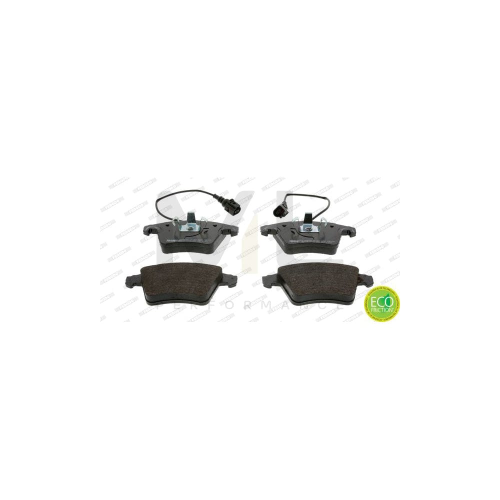 Ferodo Premier Eco Friction FDB1826 Brake Pad Set for VW Touareg I (7La, 7L6, 7L7) Incl. Wear Warning Contact, With Piston Clip, Without Accessories