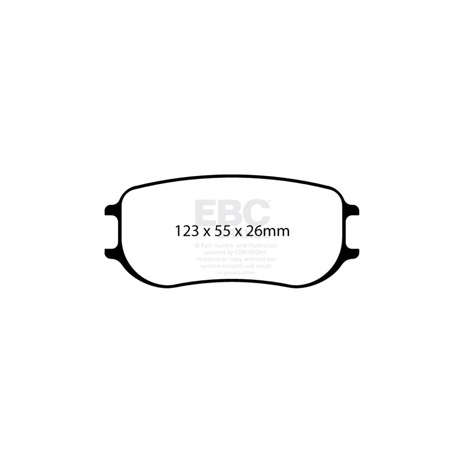 EBC DP8082RPX Racing RP-X Brake Pads 2 | ML Performance UK Car Parts