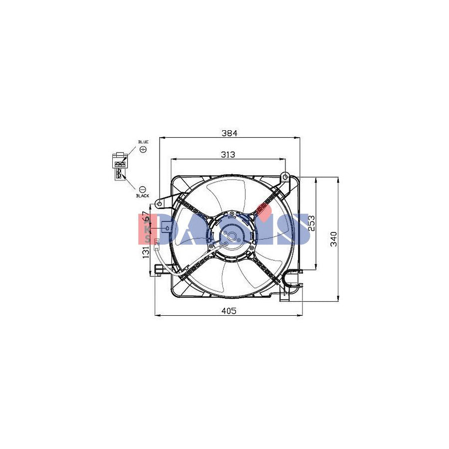 AKS Dasis 518115N Fan, Radiator