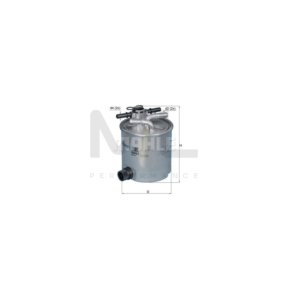MAHLE ORIGINAL KL 404/16 Fuel filter In-Line Filter | ML Performance Car Parts