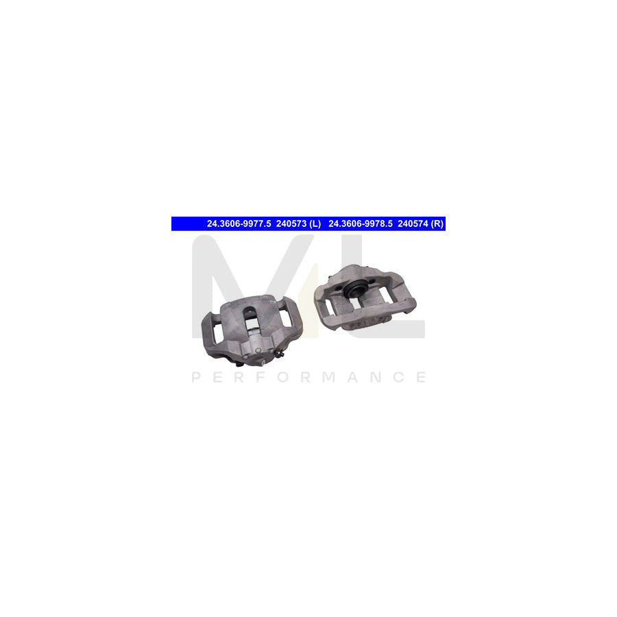 ATE 24.3606-9977.5 Brake Caliper without holder