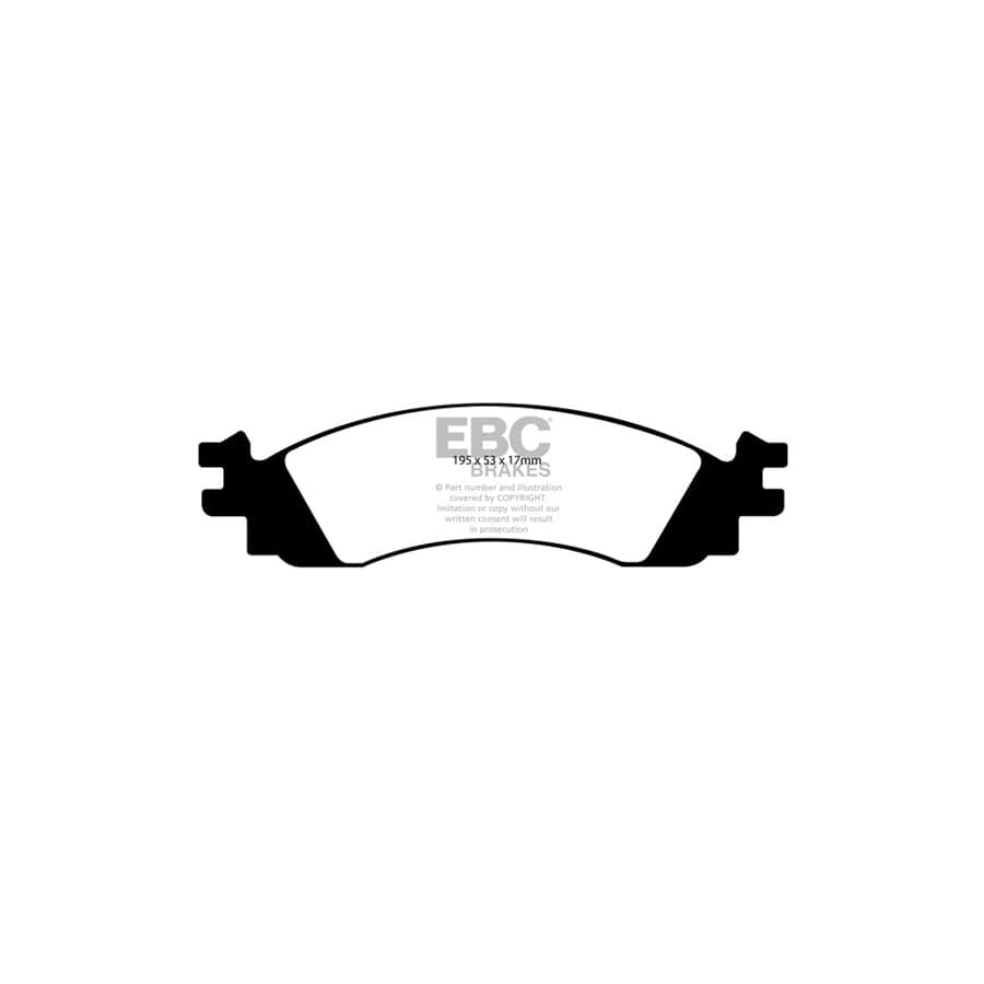 EBC PDKF718 Ford Explorer Ultimax Front Brake Pad & Plain Disc Kit 2 | ML Performance UK Car Parts