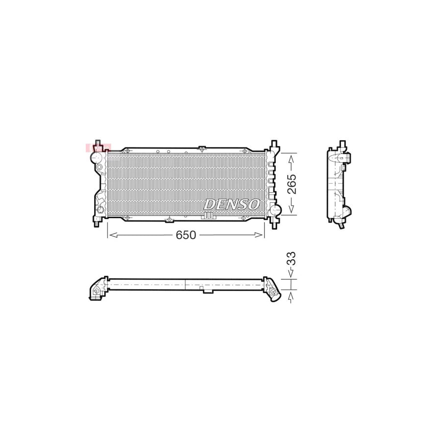 DENSO DRM20036 Engine Radiator