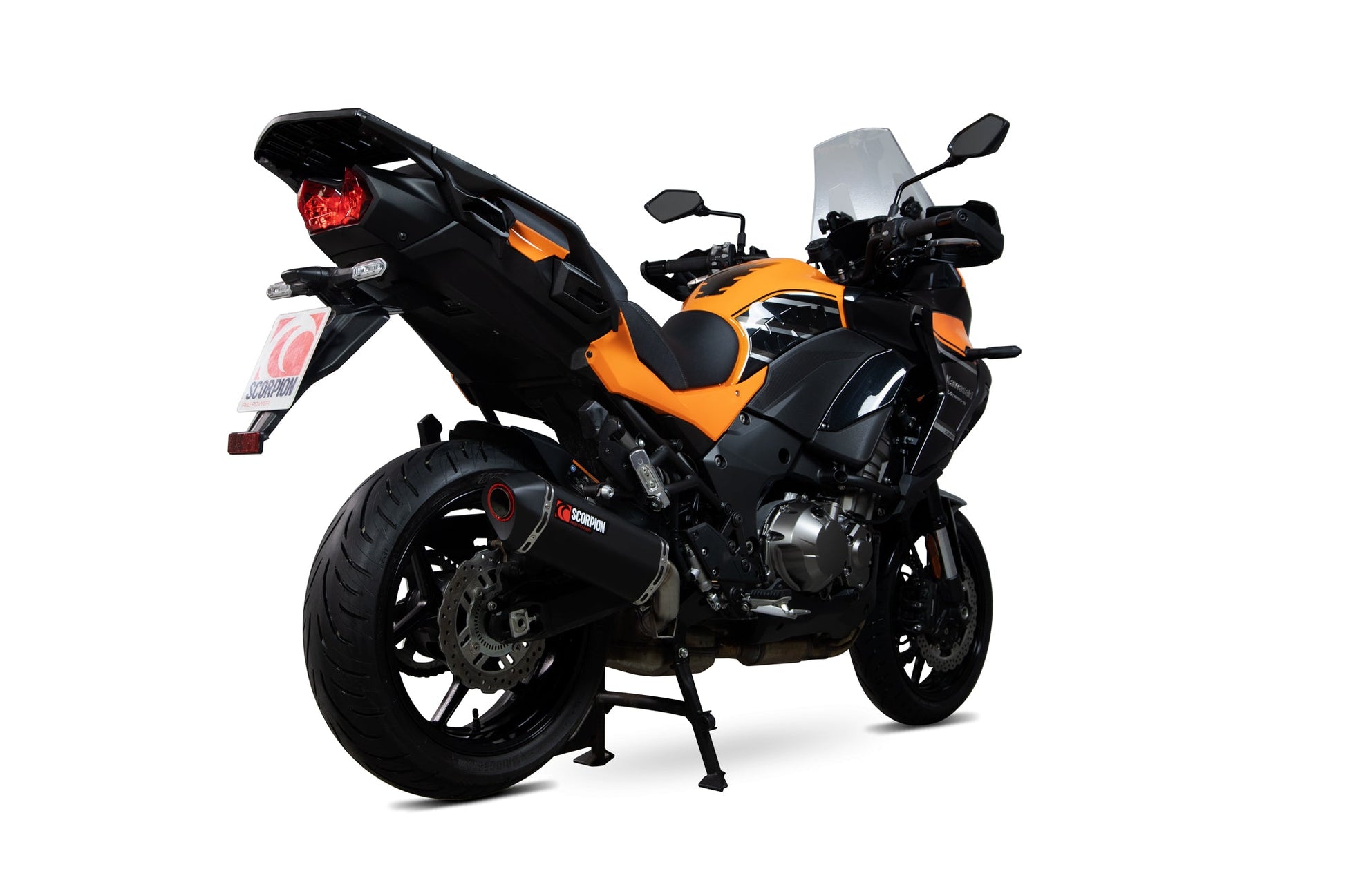 Scorpion RKA132BCER Kawasaki Serket Parallel Slip-On - Black Ceramic Sleeve (Versys 1000 / SE / Tourer / GT) | ML Performance UK UK