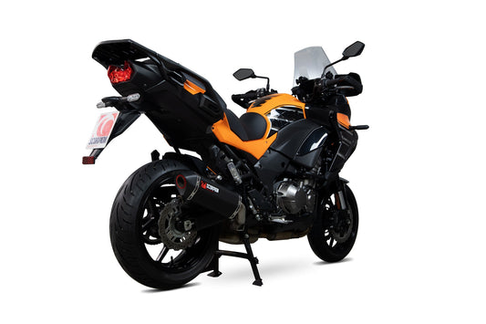 Scorpion RKA132BCER Kawasaki Serket Parallel Slip-On - Black Ceramic Sleeve (Versys 1000 / SE / Tourer / GT) | ML Performance UK UK