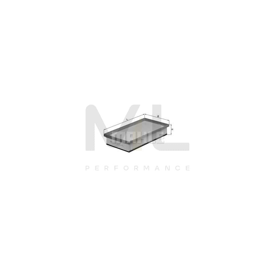 MAHLE ORIGINAL LX 1027 Air Filter Filter Insert | ML Performance Car Parts