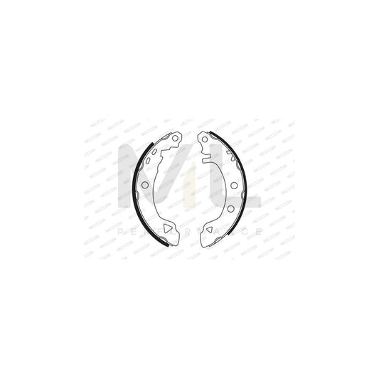 Ferodo Premier FSB553 Brake Shoe Set With Accessories