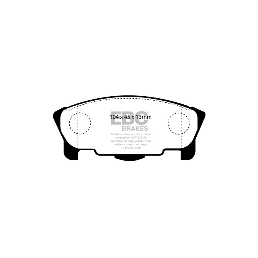 EBC DP1120 Daihatsu Ultimax Front Brake Pads (Inc. Avanzato & Move) 2 | ML Performance UK Car Parts