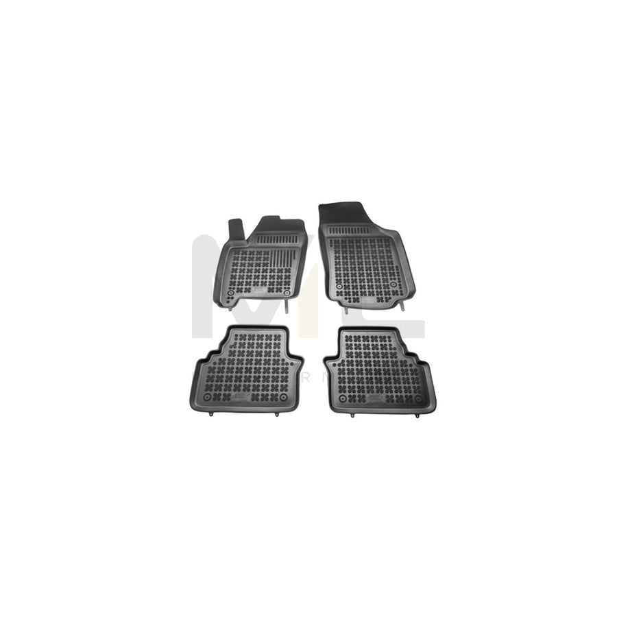 REZAW PLAST Tailored 200509 Floor mat set for OPEL Meriva A (X03) Elastomer, Front and Rear, Quantity: 4, Black