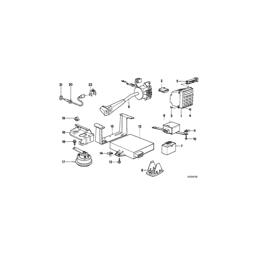 Genuine BMW 65811375021 E24 Coding Plug (Inc. 628CSi & 635CSi)