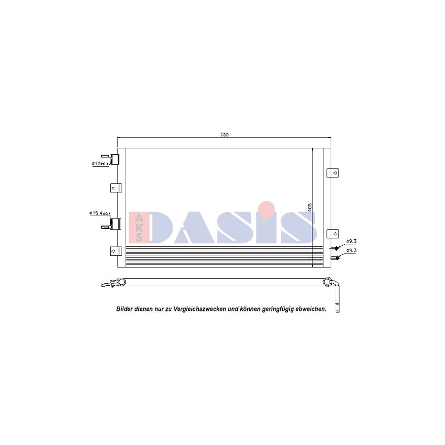 AKS Dasis 132007N Air Conditioning Condenser