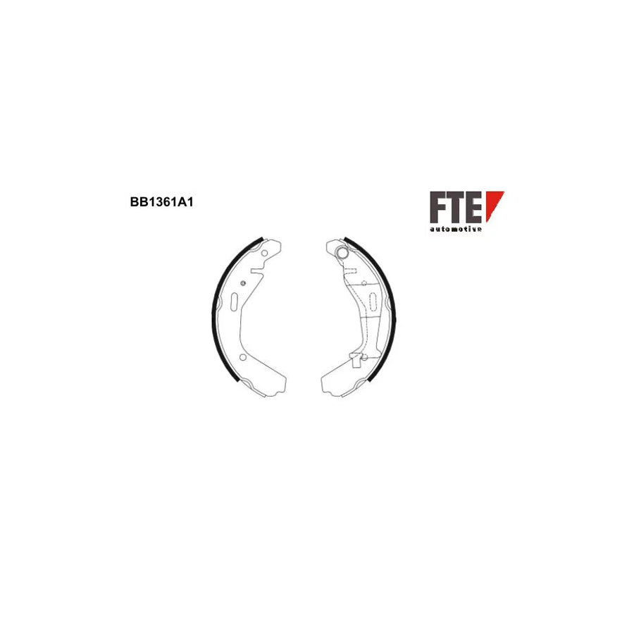 FTE Bb1361A1 Brake Shoe Set